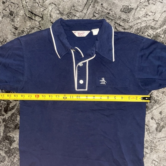 🐧 Original penguin blue & white polo short sleeve - Picture 5 of 6